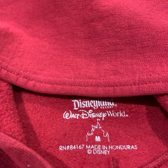 Disneyland Mickey Mouse kangaroo pouch hoodie - Picture 2 of 5